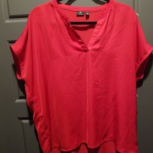 Red blouse